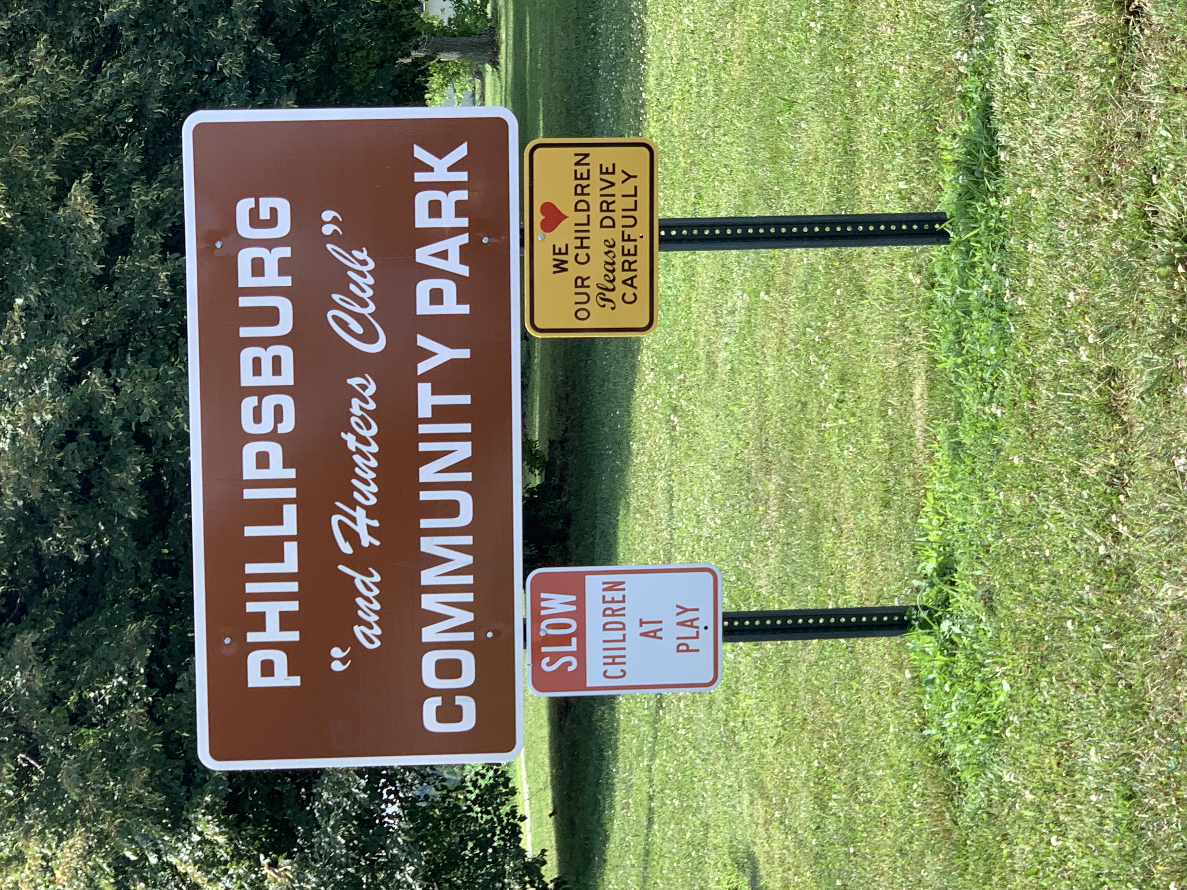 park sign